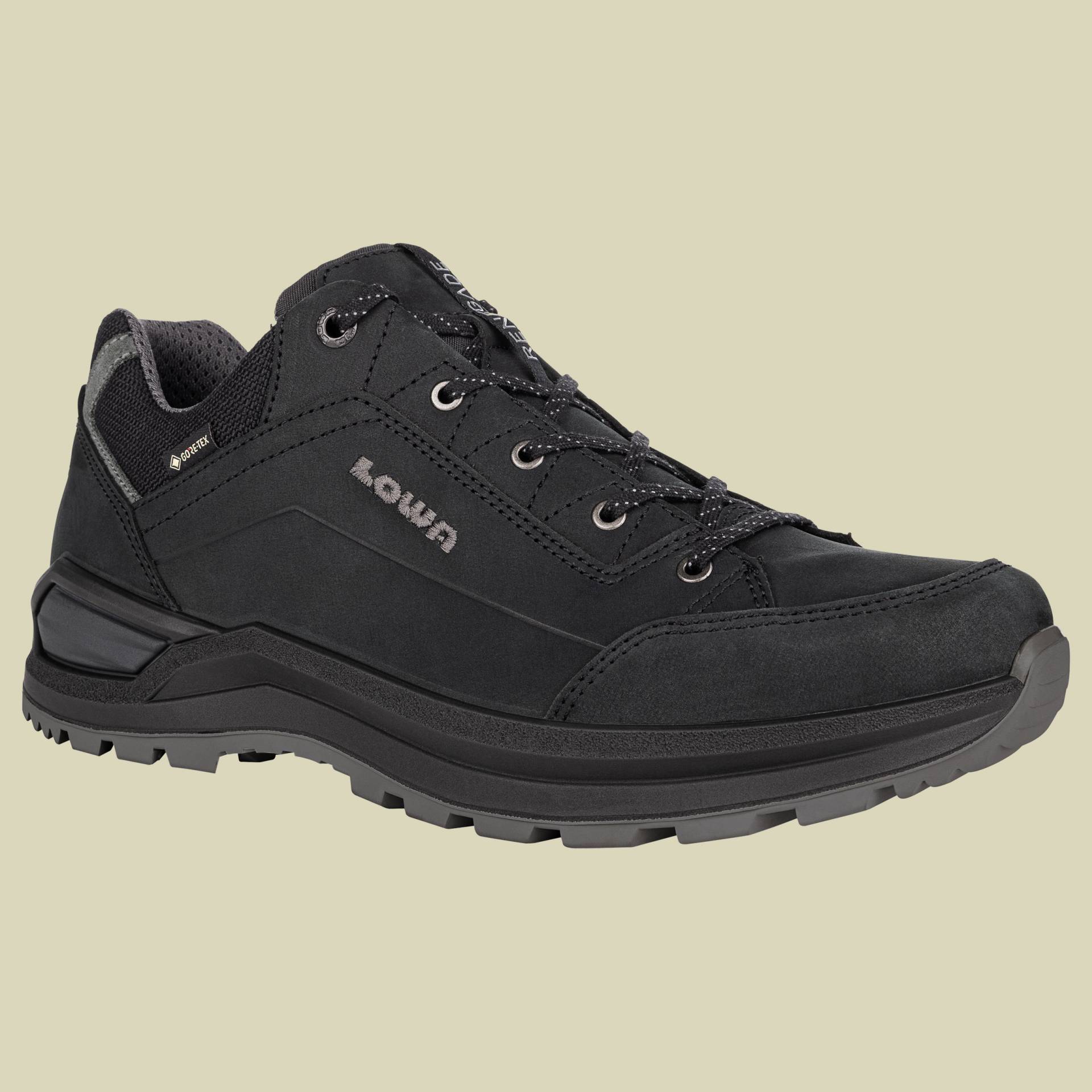Renegade EVO GTX Lo Men UK 12 schwarz - schwarz/graphit von Lowa