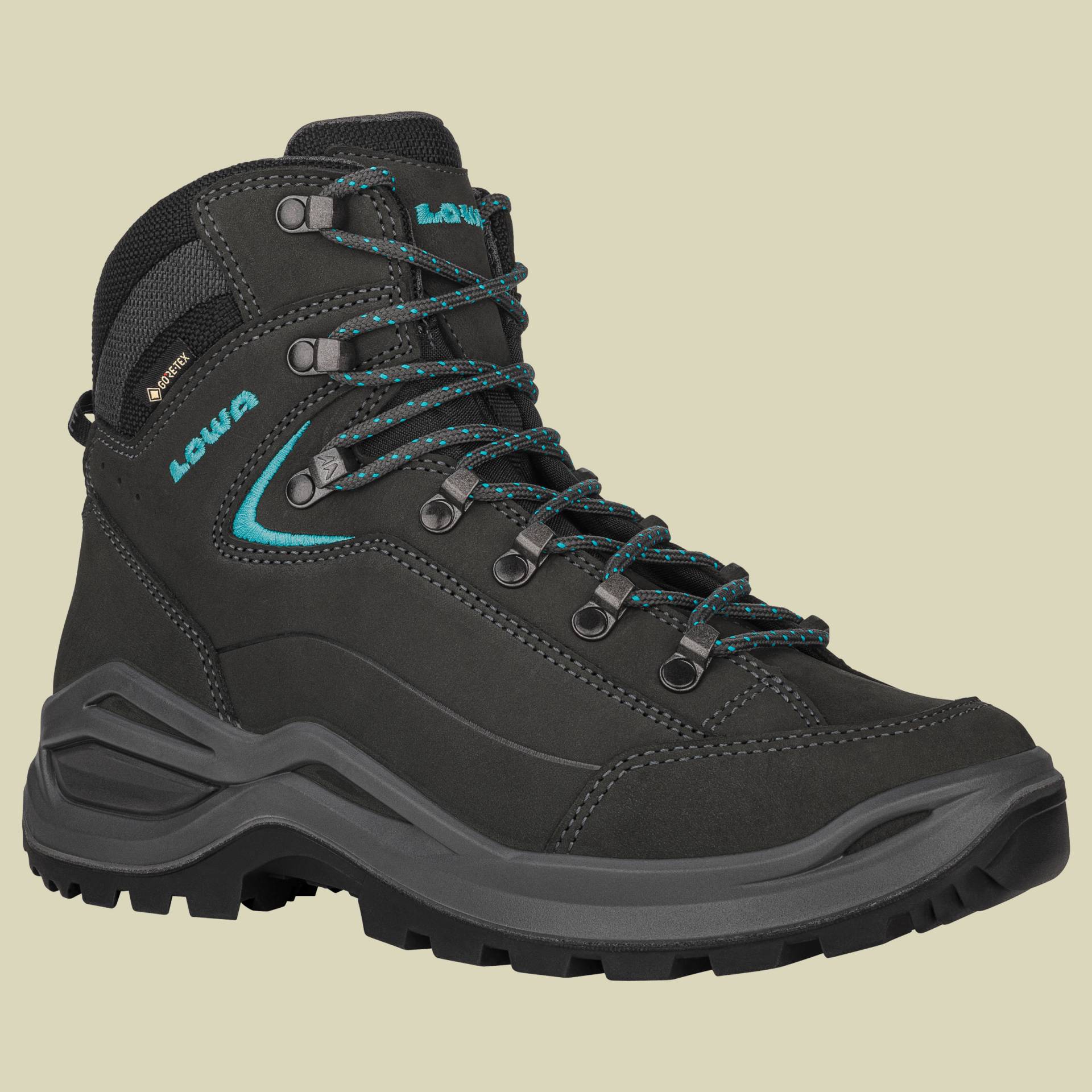 Renegade EVO GTX Mid Women grau UK 4,5 - asphalt/türkis von Lowa
