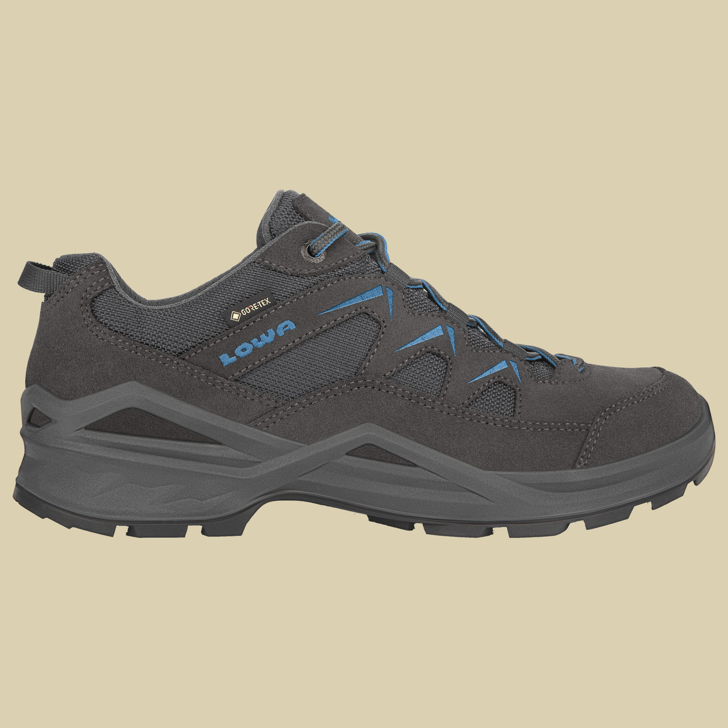 Sirkos Evo GTX Lo Men Größe UK 8,5 Farbe graphit/blau von Lowa