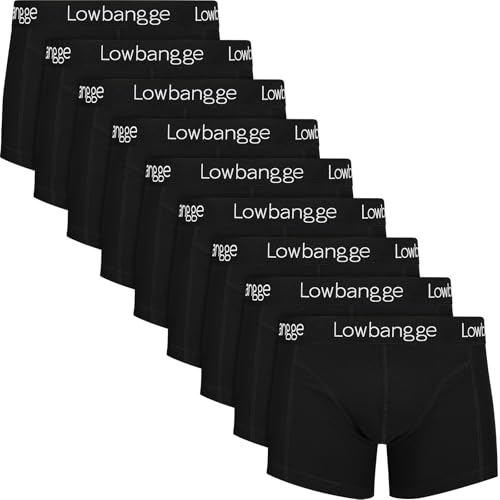 Lowbangge Premium Boxershorts Herren,Unterhosen Männer(9er Pack) Baumwolle,mit Komfortabler Schnitttechnik und Passend von Lowbangge