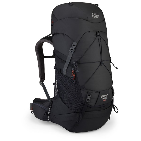 Lowe Alpine - Sirac Plus 50 - Trekkingrucksack Gr M/L schwarz/grau von Lowe Alpine