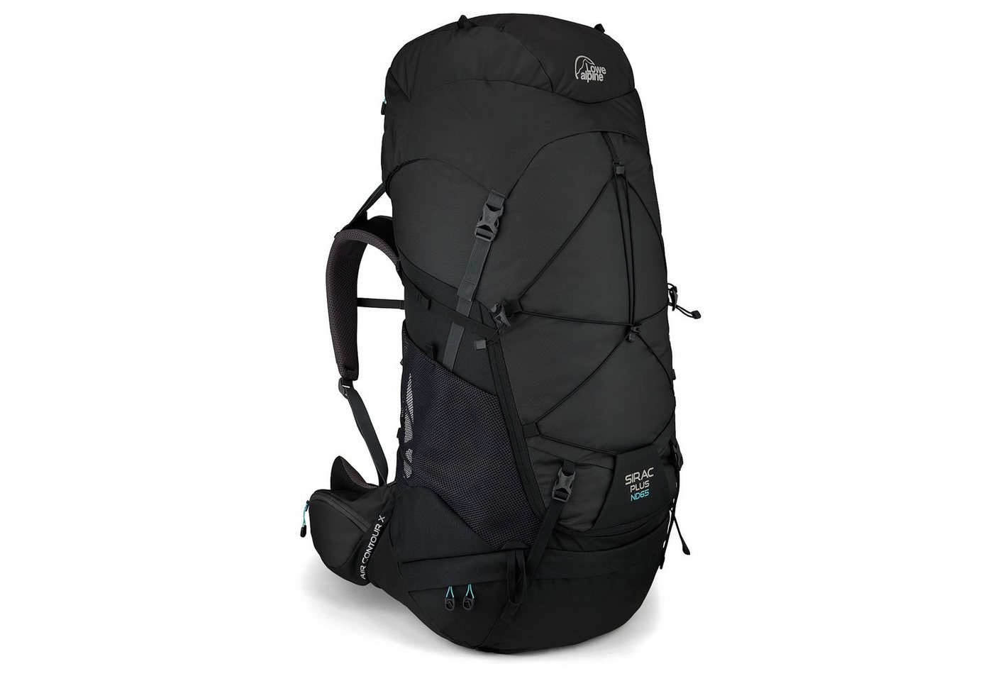 Lowe Alpine Trekkingrucksack Sirac Plus 65 - Women's Trekkingrucksack (ebony, S/M) von Lowe Alpine