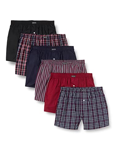 Lower East Herren American Boxershorts aus 100% Baumwolle: 6er und 10er Packs in vielen Farben von Lower East