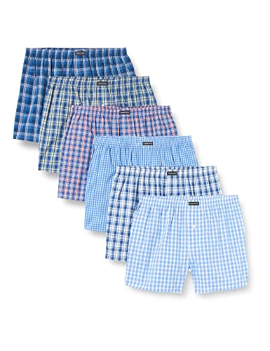 Lower East Herren American Boxershorts aus 100% Baumwolle: 6er und 10er Packs in vielen Farben von Lower East