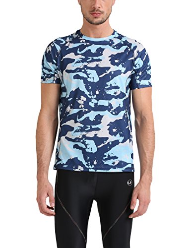 Lower East Herren T-Shirt, Dunkelblau/Hellblau/Hellgrau, M von Lower East