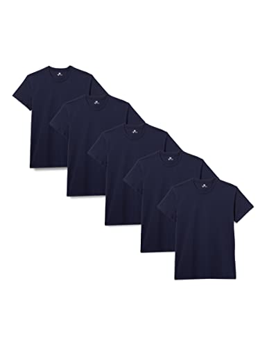 Lower East Herren T-Shirt mit Rundhalsausschnitt aus Baumwolle im Multipack von Lower East