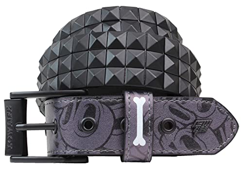 Lowlife x Christopher Luke Skull veganer Gürtel, Schwarz , 38/42" Taille (XL) von Lowlife