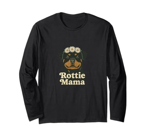 Rottie Mama Rottweiler Hundeliebhaber Stolze Haustier Eltern Langarmshirt von Loyal Paws Collective