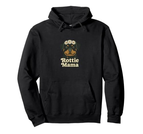 Rottie Mama Rottweiler Hundeliebhaber Stolze Haustier Eltern Pullover Hoodie von Loyal Paws Collective