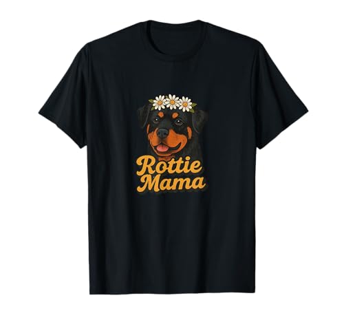 Rottie Mama Rottweiler Hundeliebhaber Stolze Haustier Eltern T-Shirt von Loyal Paws Collectives