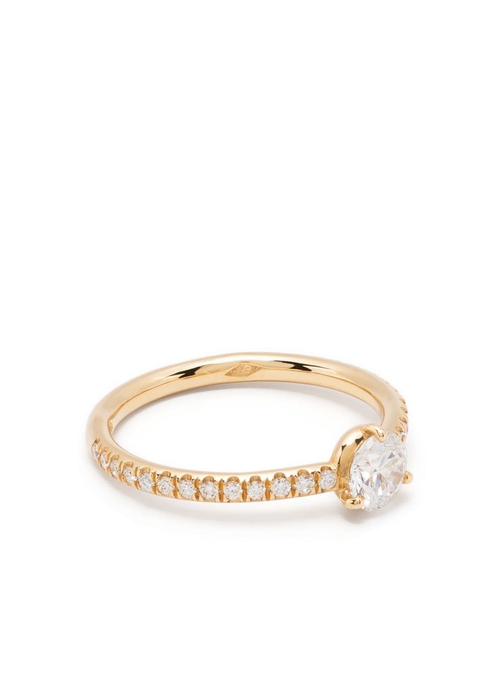 Loyal.e Paris 18kt Gelbgoldring mit Diamant von Loyal.e Paris