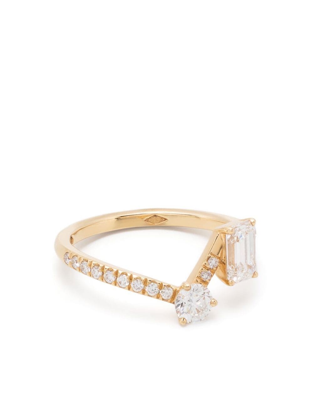 Loyal.e Paris 18kt Gelbgoldring mit Diamanten von Loyal.e Paris