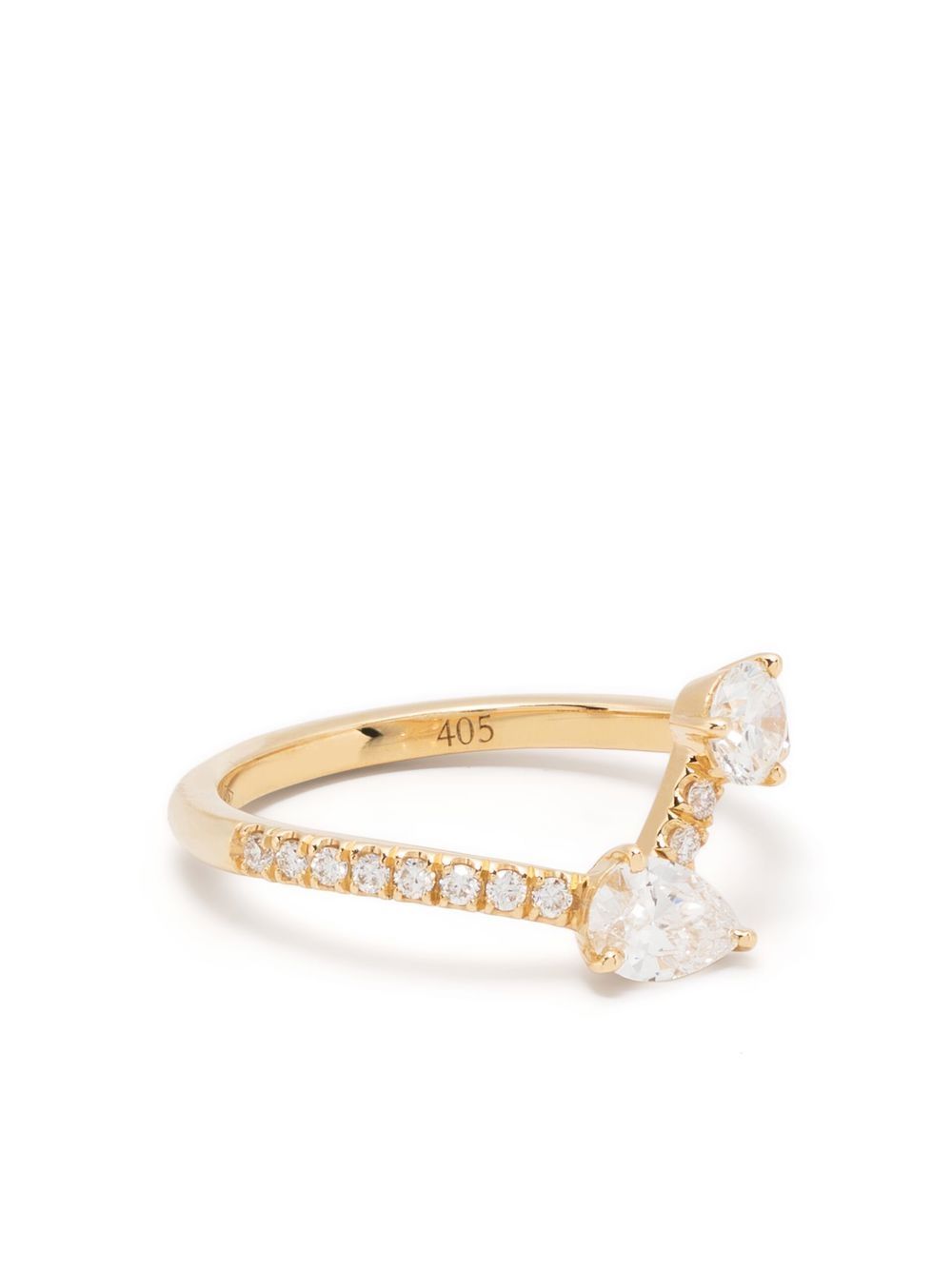 Loyal.e Paris 18kt Gelbgoldring mit Diamanten von Loyal.e Paris