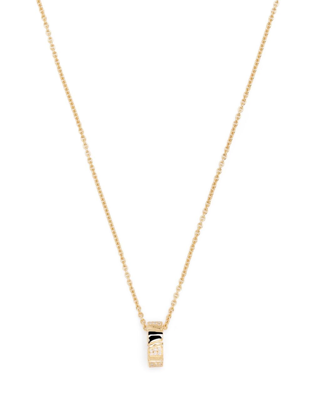 Loyal.e Paris 18kt Gelbgoldhalskette mit Diamanten von Loyal.e Paris