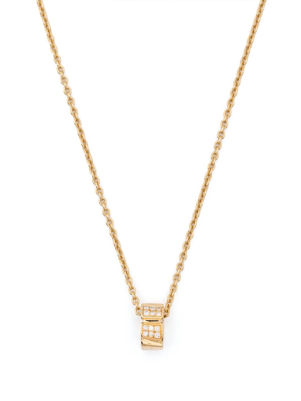 Loyal.e Paris 18kt Gelbgoldhalskette mit Diamanten von Loyal.e Paris