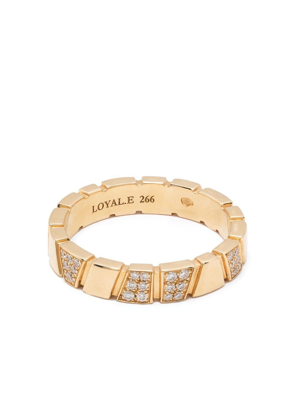 Loyal.e Paris 18kt True Love Gelbgoldring mit Diamanten von Loyal.e Paris