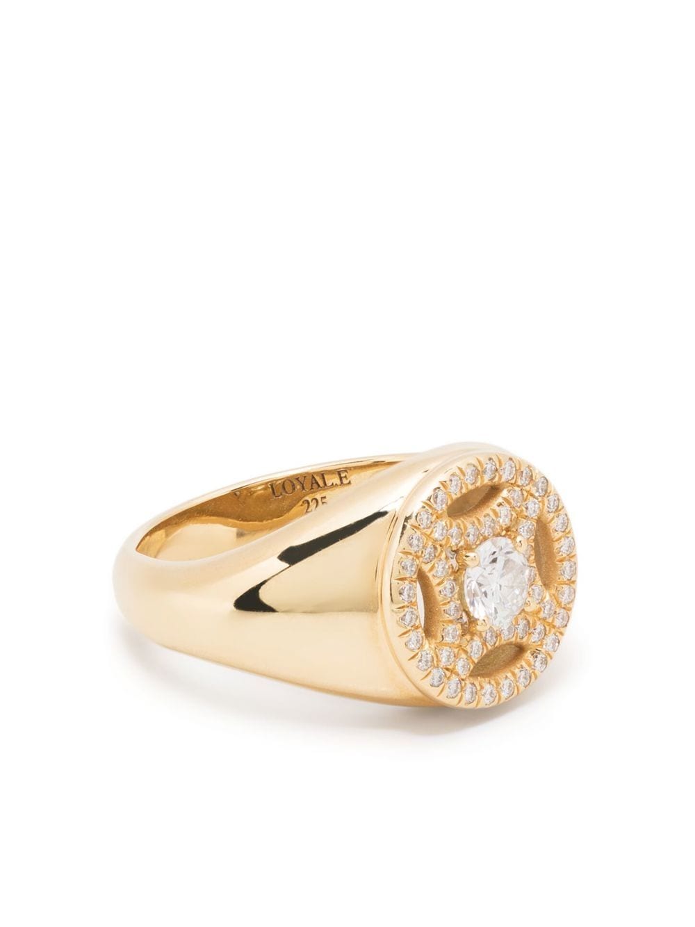 Loyal.e Paris 18kt Gelbgold-Pinky-Ring mit Diamanten von Loyal.e Paris