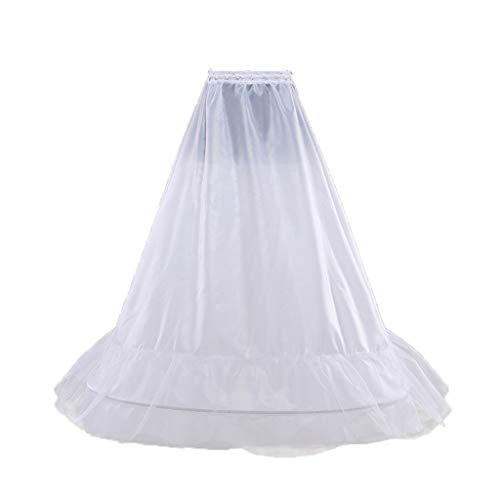 Loywe, Reifrock Petticoat aus Satin, 1 Ring, Taille Umfang bis 110cm, LW4806-X von Loywe