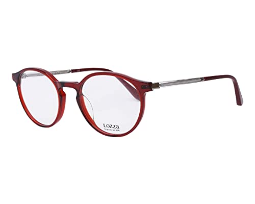 Lozza Unisex VL4211 Sunglasses, Color: Red, Silver, 51 von Lozza