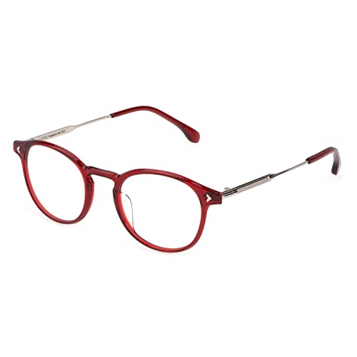 Lozza Unisex VL4298 Sunglasses, Shiny Transp.Bordeaux Rot, 48 von Lozza