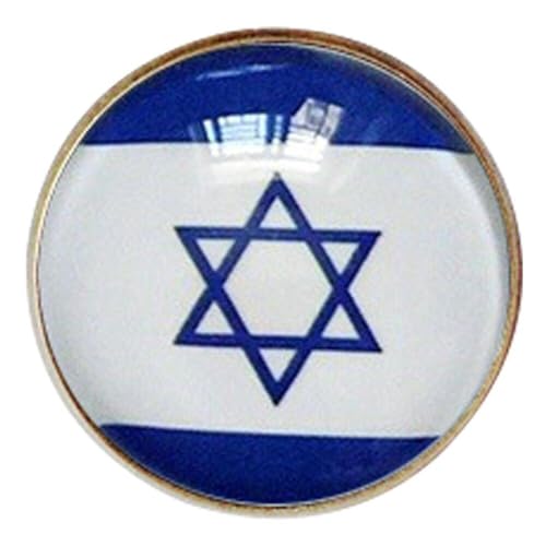 6 Stück Broschennadeln Mit Israel-flagge, Flagge, Nationales Emblem, Brosche, Patriotisches Abzeichen, Anstecknadel Für Kleidung, Taschen, Hemd, Rucksack, Basteln von Lpitoy