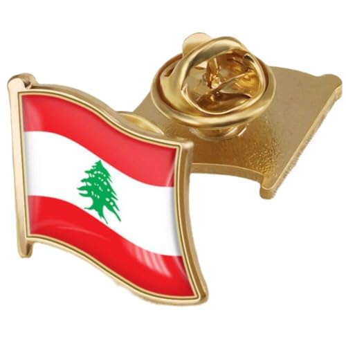 Anstecknadeln Mit Libanesischer Flagge, Wappen Des Libanon, Nationales Emblem, Brosche, Abzeichen, Unisex, Souvenirs, Dekorative Geschenke von Lpitoy