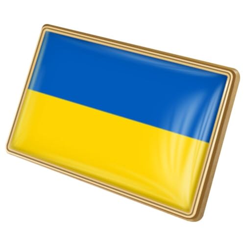 Brosche Mit Ukrainischer Flagge, Anstecknadel Mit Ukrainischer Nationalflagge, Für Kleidung, Taschen, Pullover, Hemd, Rucksack, Zubehör, Basteln von Lpitoy