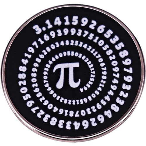 Mathe-metallabzeichen-brosche, Mathe-pi-symbol-brosche, Anstecknadeln, Mathe-zahlen, Anstecknadel, Modeschmuck, Dekor Für Kleidung Und Tasche von Lpitoy