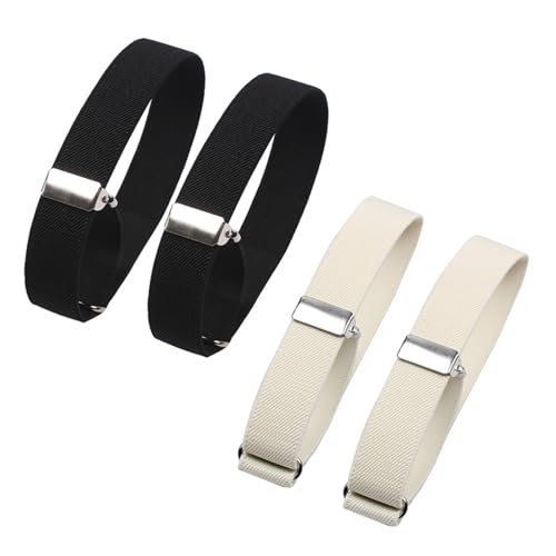 2 Paar Ärmelhalter Verstellbar, Ärmeln Sleeve Holders mit Rutschfesten Verschlussclips Ärmelhalter Damen Herren Hemdärmel Fixierung Stretch Nylon Universal Größe zum Ixieren von Langen Ärmeln 2 Paar Ärmelhalter Verstellbar, Ärmeln Sleeve Holders mit Rutschfesten Verschlussclips Ärmelhalter Damen Herren Hemdärmel Fixierung Stretch Nylon Universal Größe zum Ixieren von Langen Ärmeln von Lpolkvemelh