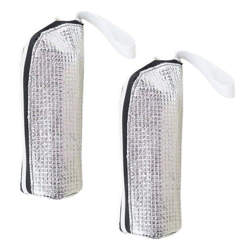 Lpoppcx Isolierte Flaschentasche - 2 Stück Thermohülle Isolierhülle Für Babyflaschen Mit Aufbewahrungstasche,Hängbar Für Heiße Milch Tragbar Für Erwachsene Arbeitsplatz Studenten Kinder von Lpoppcx