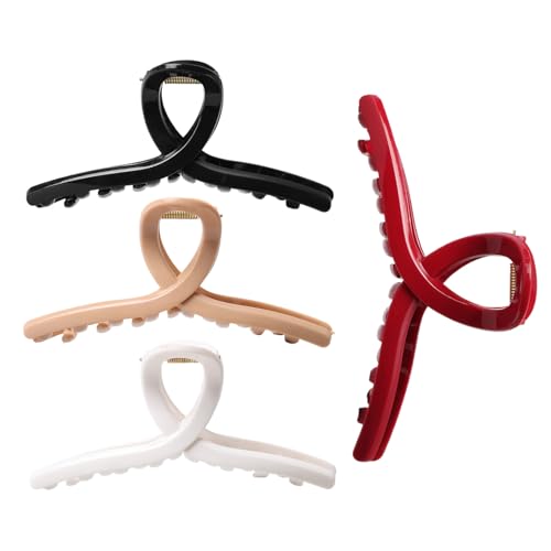 Lpoppcx Silikon Haarklammern Für Damen - Haarzubehör Für Frisuren,4 Stück Damen Accessoires Für Tanzen Reisen Outdoor Festival Lpoppcx Silikon Haarklammern Für Damen - Haarzubehör Für Frisuren,4 Stück Damen Accessoires Für Tanzen Reisen Outdoor Festival von Lpoppcx