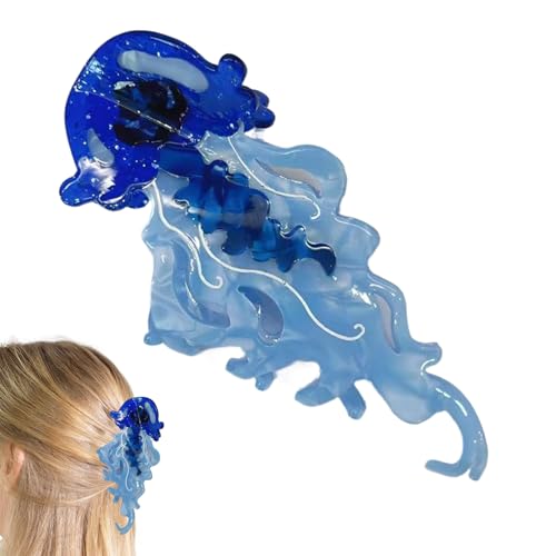 Quallenförmige Haarklammer Acetat Haarklauenclips Haarspangen Rutschfeste Hair Claw Clips Haarstyling Zubehör Für Frauen Mädchen von Lpoppcx