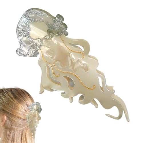 Quallenförmige Haarklammer Acetat Haarklauenclips Haarspangen Rutschfeste Hair Claw Clips Haarstyling Zubehör Für Frauen Mädchen von Lpoppcx