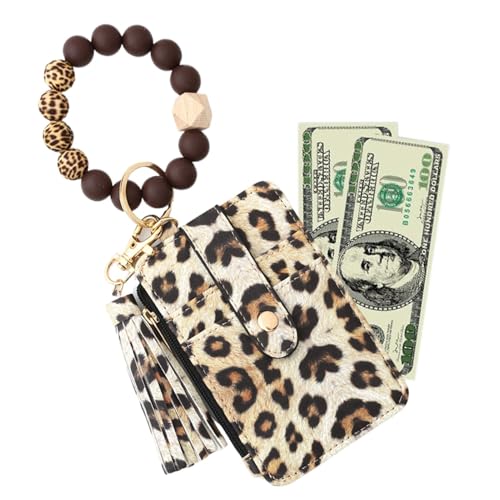 Lpsdssre Böhmischer Kartenhalter | PU Leder Kartenetui | Haltbarer PU Leder Halter | Kartenschutz Halter | Bus Karten Brieftasche Trendy Bohemian Style für Personalausweis, Buskarte, , Refer to von Lpsdssre