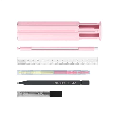 Lpsdssre Multifunktionale Bleistift-Aufbewahrungsbox, stabiles Federmäppchen, sechseckig, praktische, stabile Bleistifttasche, stilvolle Kunstschule, Aufbewahrungs-Organizer für Schule, Reisen, von Lpsdssre