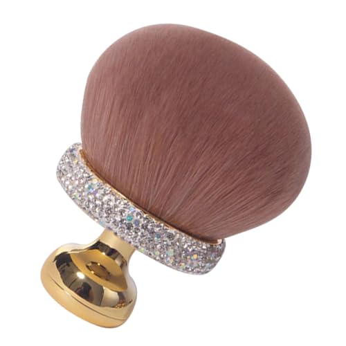 Pilzkopfpulver Pulver Pulver Rusher Pinsel, Makellose Grundlage Für Gesichtsbein -Make -up -Pinsel, Selbstblende Applikator, Makellose Anwendung, Weich Und Sanft, 9,6 Cm, Für Frauen von Lpsdssre