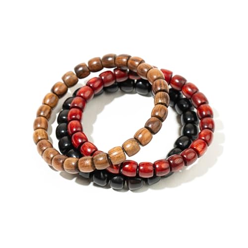 Lqdcyyat Armbänder aus Holz mit Perlen für Damen und Herren, elastische Freundschaftsarmbänder, Schmuck, Geschenke, Einheitsgröße, Holz, ohne Edelstein Lqdcyyat Armbänder aus Holz mit Perlen für Damen und Herren, elastische Freundschaftsarmbänder, Schmuck, Geschenke, Einheitsgröße, Holz, ohne Edelstein von Lqdcyyat