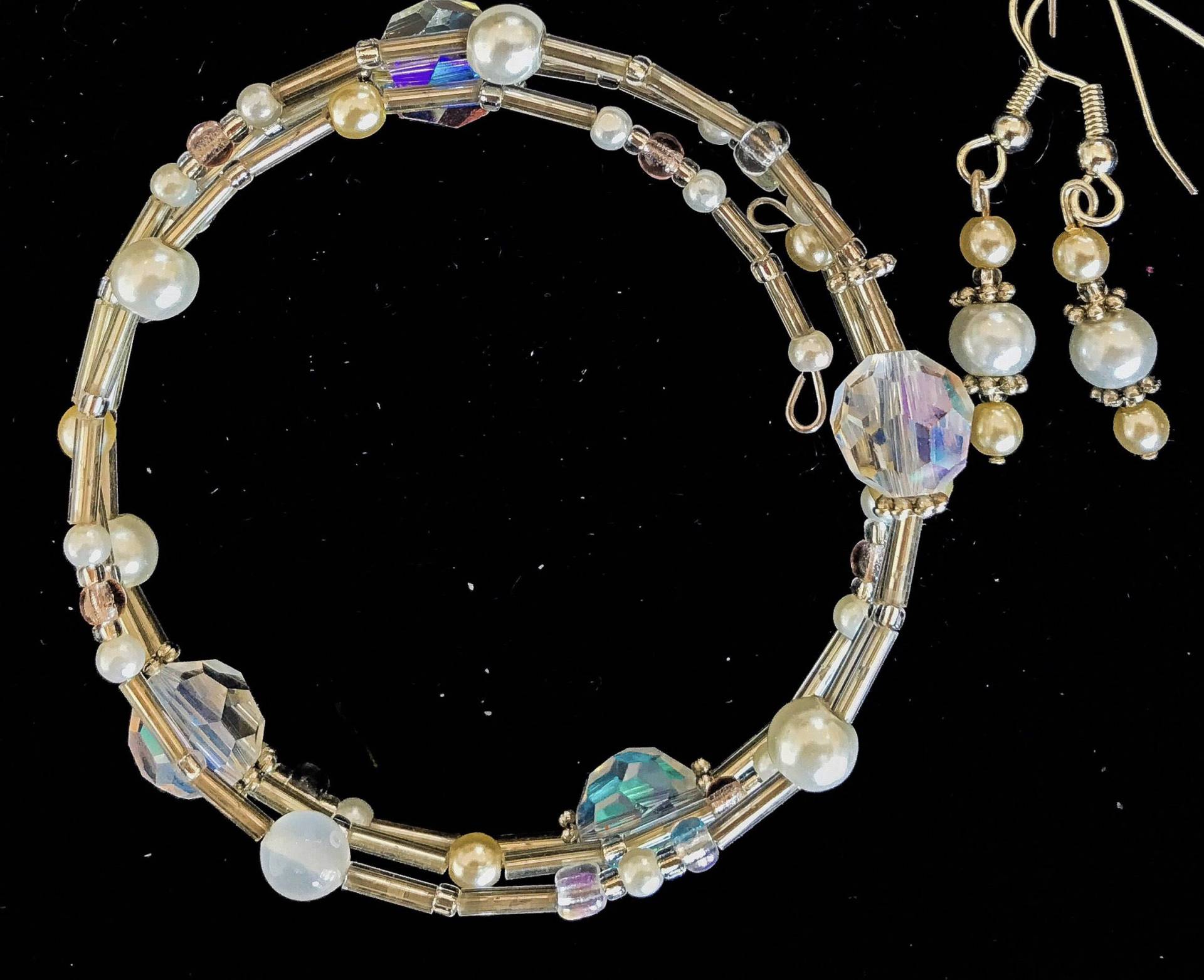 Juni Birthstone Armband Und Ohrring Set Juni Birthstone Armband Und Ohrring Set von Lredbirdstudio