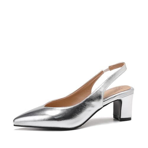Lroey Reoly Damen Block Mitte Absatz Sandals Pointed Toe Kleid Sandale Ls914 Silber Gr 38 EU Lroey Reoly Damen Block Mitte Absatz Sandals Pointed Toe Kleid Sandale Ls914 Silber Gr 38 EU von Lroey Reoly