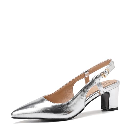 Lroey Reoly Damen Block Mitte Absatz Sandals Pointed Toe Kleid Sandale Ls917 Silber Gr 42 EU Lroey Reoly Damen Block Mitte Absatz Sandals Pointed Toe Kleid Sandale Ls917 Silber Gr 42 EU von Lroey Reoly