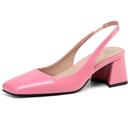 Lroey Reoly Damen Block Mitte Absatz Sandals Square Toe Buro Schuhe Ls916 Rose-Rot Gr 34 EU Lroey Reoly Damen Block Mitte Absatz Sandals Square Toe Buro Schuhe Ls916 Rose-Rot Gr 34 EU von Lroey Reoly