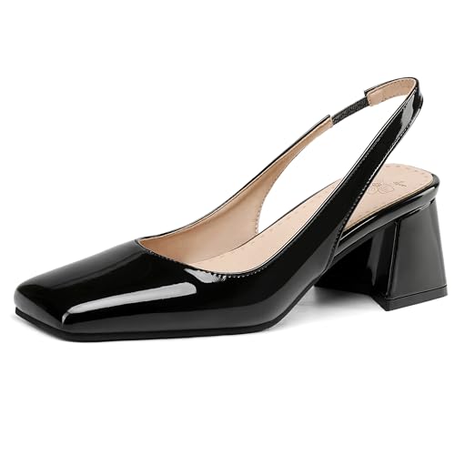 Lroey Reoly Damen Block Mitte Absatz Sandals Square Toe Buro Schuhe Ls916 Schwarz Gr 47 EU Lroey Reoly Damen Block Mitte Absatz Sandals Square Toe Buro Schuhe Ls916 Schwarz Gr 47 EU von Lroey Reoly