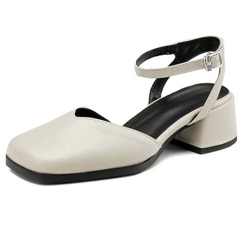 Lroey Reoly Damen Block Mitte Absatz Sandals Square Toe Daily Schuhe Ls1100 Grau Gr 40 EU Lroey Reoly Damen Block Mitte Absatz Sandals Square Toe Daily Schuhe Ls1100 Grau Gr 40 EU von Lroey Reoly
