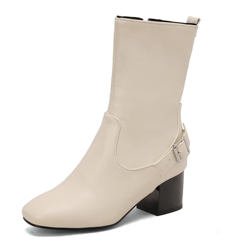 Lroey Reoly Damen Block Mitte Absatz Stiefeletten Square Toe Daily Dx963 Weiß Gr 32 EU Lroey Reoly Damen Block Mitte Absatz Stiefeletten Square Toe Daily Dx963 Weiß Gr 32 EU von Lroey Reoly