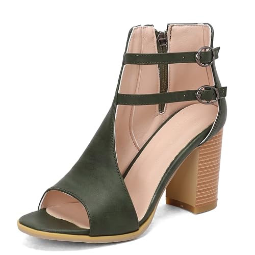Lroey Reoly Damen Hohen Blockabsatz Sandals Runde Zehen Buro Schuhe Ls909 Grün Gr 48 EU Lroey Reoly Damen Hohen Blockabsatz Sandals Runde Zehen Buro Schuhe Ls909 Grün Gr 48 EU von Lroey Reoly