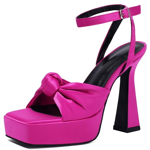 Lroey Reoly Damen Hohen Blockabsatz Sandals mit Plateau Square Toe Party Schuhe Ls864 Violett Gr 38 EU Lroey Reoly Damen Hohen Blockabsatz Sandals mit Plateau Square Toe Party Schuhe Ls864 Violett Gr 38 EU von Lroey Reoly