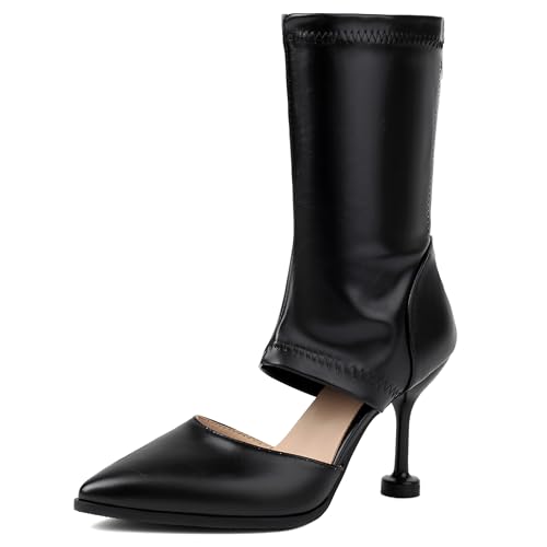 Lroey Reoly Damen Stiletto Höhe Ferse Sandals Pointed Toe Daily Schuhe Ls873 Schwarz Gr 41 EU Lroey Reoly Damen Stiletto Höhe Ferse Sandals Pointed Toe Daily Schuhe Ls873 Schwarz Gr 41 EU von Lroey Reoly