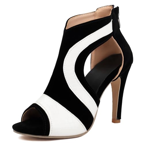 Lroey Reoly Damen Stiletto Höhe Ferse Sandals Runde Zehen Abendschuhe Ls877 Weiß Gr 37 EU Lroey Reoly Damen Stiletto Höhe Ferse Sandals Runde Zehen Abendschuhe Ls877 Weiß Gr 37 EU von Lroey Reoly