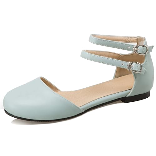 Lroey Reoly Flache Damensandalen Runde Zehen Daily Schuhe Ls1020 Light-Blau Gr 40 EU Lroey Reoly Flache Damensandalen Runde Zehen Daily Schuhe Ls1020 Light-Blau Gr 40 EU von Lroey Reoly