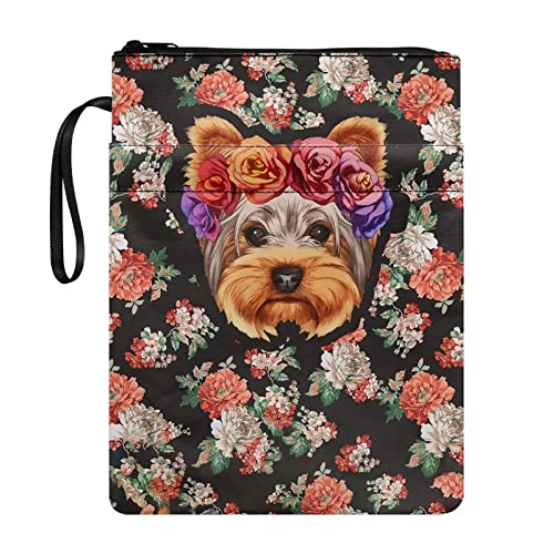 Lrtyuasq Buchumschläge mit Reißverschluss und Tasche, Hahn-Aufdruck, für Damen, waschbar, Taschenbuch, Hardcover, Tragetasche, Yorkshire, Einheitsgröße, Böhmisch Lrtyuasq Buchumschläge mit Reißverschluss und Tasche, Hahn-Aufdruck, für Damen, waschbar, Taschenbuch, Hardcover, Tragetasche, Yorkshire, Einheitsgröße, Böhmisch von Lrtyuasq